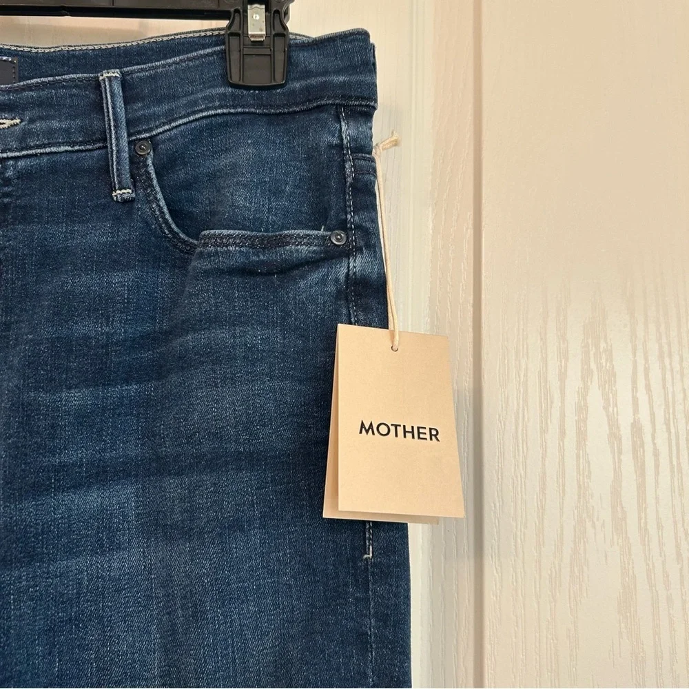 Mother The Weekender Fray Hem Bootcut Jeans in Fancy Meeting You Here Size 28 - Picture 6 of 13